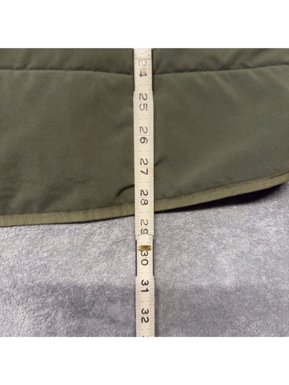 Patagonia Mens Pack In Jacket Large Olive Tan Full Zip - Picture 6 of 12